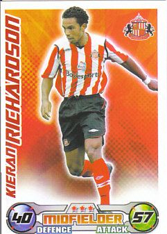 Kieran Richardson Sunderland 2008/09 Topps Match Attax #280